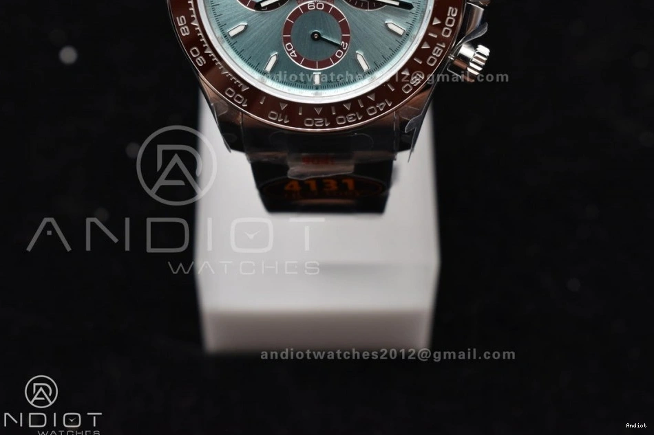 SH4131 Daytona Blue Stick YG QF Braclet Best 1:1 on V5 126506 Marker Dial Ice SS Edition 0218